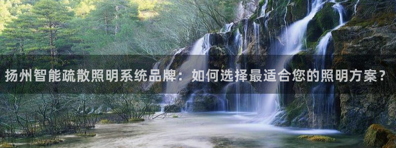 千亿国际网页版app:扬州智能疏散照明系统品牌:如何选择最适合您的照明方案?