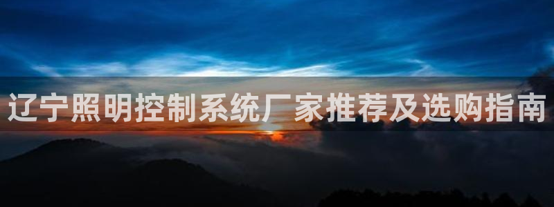 千亿国际平台还存在吗安全吗:辽宁照明控制系统厂家推荐及选购指南