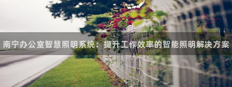 千亿国际登陆：南宁办公室智慧照明系统：提升工作效率的智能照明解决方案