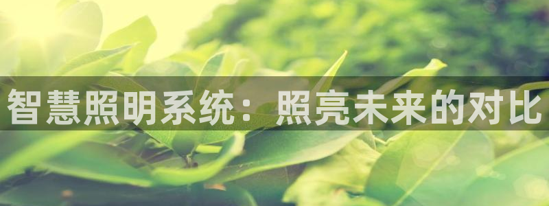 千亿国际qy18vip：智慧照明系统：照亮未来的对比
