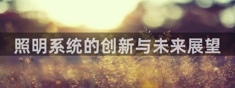 千亿国际平台是真是假呀:照明系统的创新与未来展望