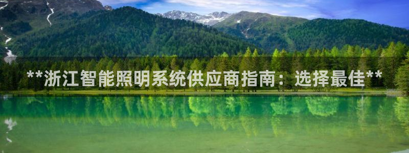 千亿国际平台还存在吗安全吗:**浙江智能照明系统供应商指南:选择最佳**
