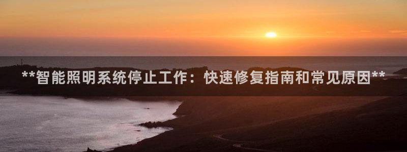 千亿国际希沃赋能教育:**智能照明系统停止工作:快速修复指南和常见原因**