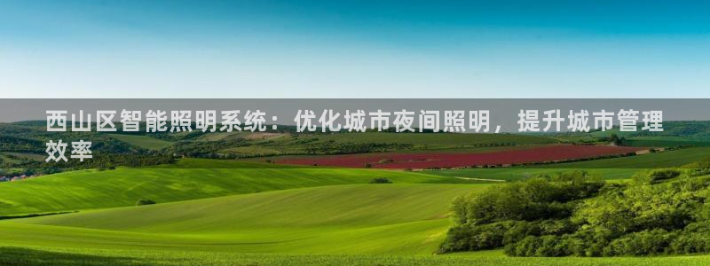 千亿国际q y 996：西山区智能照明系统：优化城市夜间照明，提升城市管理
效率