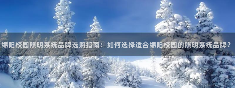 千亿国际龙8:绵阳校园照明系统品牌选购指南:如何选择适合绵阳校园的照明系统品牌?