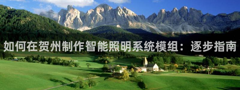 千亿国际休育：如何在贺州制作智能照明系统模组：逐步指南