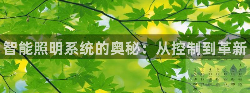 千亿国际qy18vip：智能照明系统的奥秘：从控制到革新