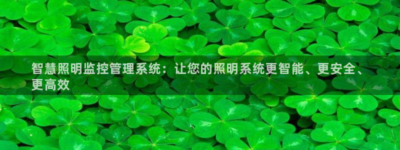 千亿国际怎么下载啊:智慧照明监控管理系统:让您的照明系统更智能、更安全、
更高效