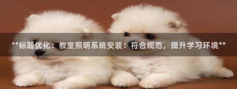 千亿国际游戏千亿官网:**标题优化:教室照明系统安装:符合规范,提升学习环境**